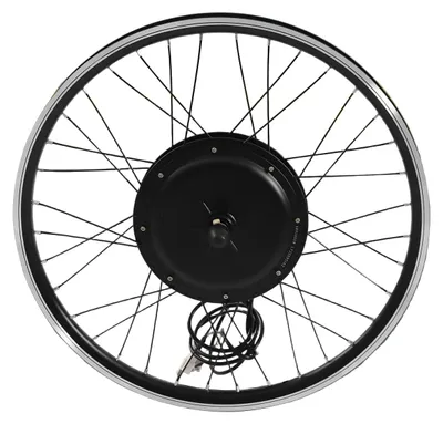 Image de Roue de vélo – Roue avant – Roue pour vélo de ville – Roue électrique – Kit d'amélioration pour vélo – Aluminium, 26 pouces