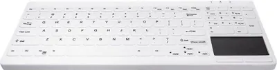 Zdjęcie produktu dla Contour Design Active Key AK-C7412, Pełnowymiarowy (100%), Przewodowa, USB, Przełącznik nożycowy, QWERTZ, Biały