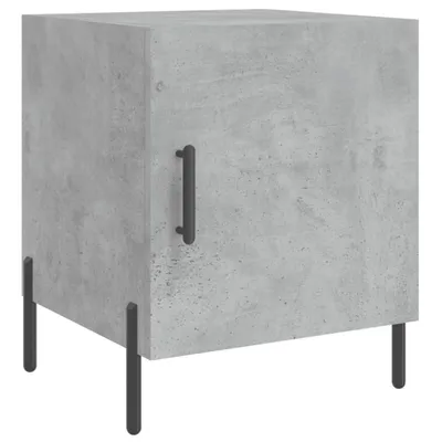 Produktbild von Nachttisch Betongrau 40x40x50 cm Holzwerkstoff