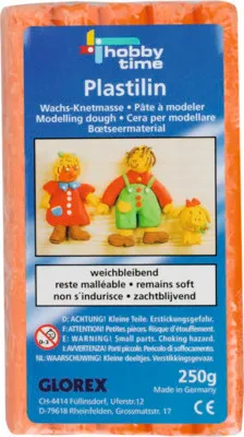 Produktbild von GLOREX 6 8080 106, Modellierton, Orange, Erwachsener & Kind, Junge/Mädchen, 255 g, 6,5 mm