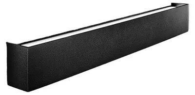 Obrázek produktu pro LED nástěnné svítidlo řady 8278 z hliníku, matně černé, 20 W, 3000 K, moderní a štíhlý design pro elegantní osvětlení interiéru – Perenz