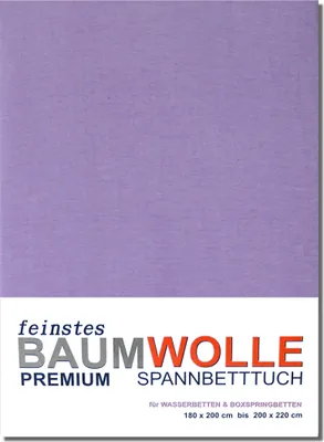 A flat lay of a purple bedsheet with text overlay.