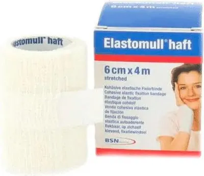 Produktbild von BSN medical Elastomull haft, Baumwolle, Polyamid, Viskose, Weiß, 1 Stück(e), 4000 mm, 60 mm