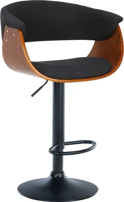 Produktbild von Barhocker Vestal Stoff walnuss/schwarz