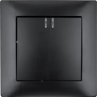 Image de Connecteur double avec éclairage VCX WESA LC 04C Noir