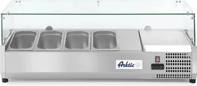 Produktbild von HENDI Aufsatzkühlvitrine 5x GN 1/3 mit Spuckschutz