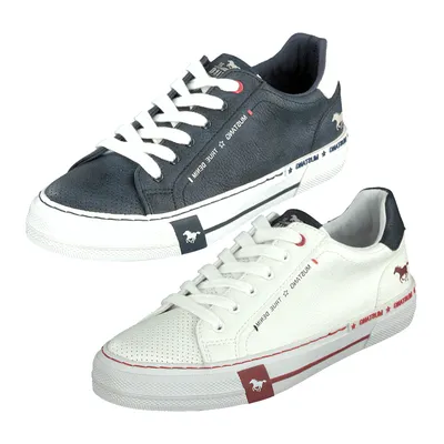 Produktbild von Mustang Damen Sneaker Schnürschuhe Halbschuhe 1353-301, Größe:37 EU, Farbe:Blau