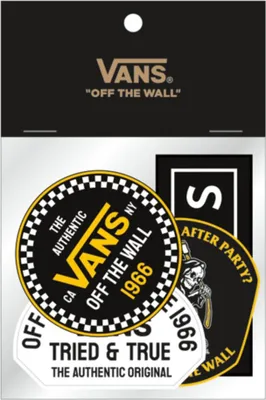 Image de Vans Stickers MN AUTHENTIC OG STICKER PACK LEMON CHROME Taille UNI