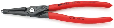 Produktbild von Knipex 48 11 J3, Circlip, Chromium-vanadium steel, Kunststoff, Rot