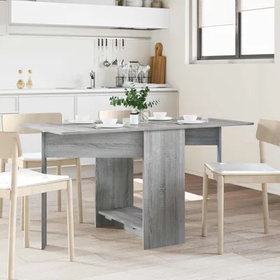 Obrázok produktu pre Maison Exclusive – Jedálenský stôl, 138 x 70 x 73,5 cm, drevotrieska, farba: sivá Sonoma
