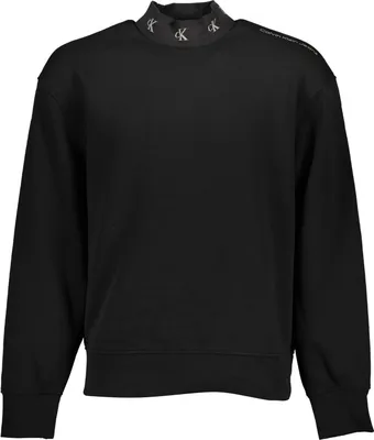 Produktbild von CALVIN KLEIN SWEATSHIRT OHNE REISSVERSCHLUSS SCHWARZ MANN : Farbe - Schwarz, Größe - XL Größe: XL Farbe: Schwarz
