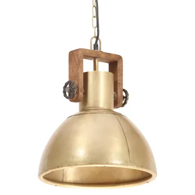 Produktbild von vidaXL Hängelampe Industriestil 25 W Messing Rund 30 cm E27