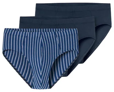 Produktbild von Schiesser 3er Pack 95/5 Essentials Mini Slip / Unterhose Elastisch für optimalen Tragekomfort, Bequemer Softbund passt sich perfekt an, Atmungsaktive Single-Jersey-Qualität dunkelblau 5