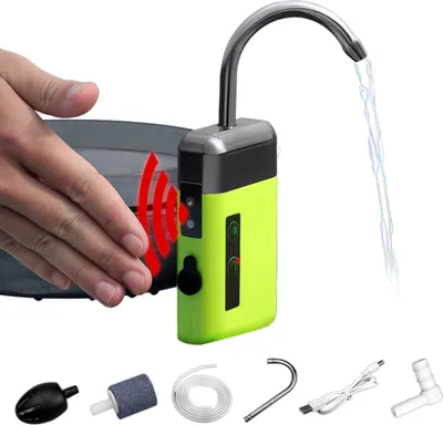 Image de Smart Sensor Pompe à eau automatique rechargeable Mini -Aquarium air Réservoir à poissons multifonctionnel pour la pêche en plein air