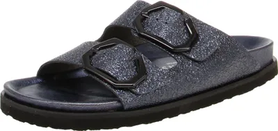 Produktbild von Genuins G105678 Galia Vegan - Damen Schuhe Pantoletten - Night-Blue, Größe:38 EU