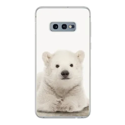Produktbild von MuchoWow® Handyhülle Schutzhülle Hülle für Samsung Galaxy S10e Eisbär - Tiere - Kinder - Weiß - Jungen - Mädchen Silikon Softcase Handy Hülle - Handy