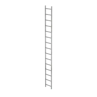 Produktbild von MUNK Schachtleiter Stahl verzinkt 400mm breit 15 Sprossen 4,20m lang