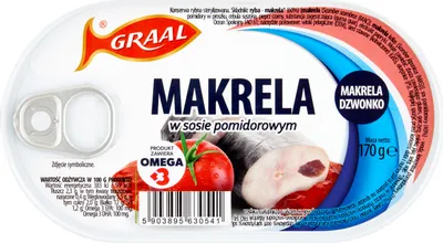 Produktbild von GRAAL Makrele in Tomatensauce 170g