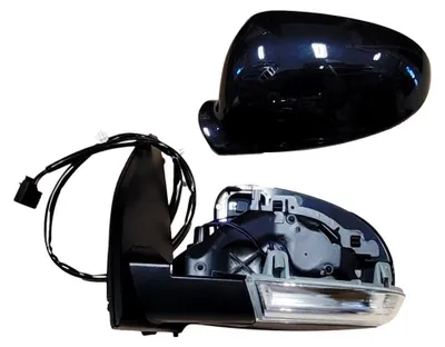 Produktbild von Außenspiegel Spiegel Links elektrisch Für VOLKSWAGEN GOLF V (1K), 10.03-05.09 Schrägheck LC9X SCHWARZ
