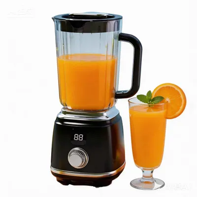 Obrázek produktu pro Zimilo Bezkabelový stolní mixér 600 ml Smoothie mixér s 10 noži, 2 rychlostmi, 3000 mAh baterií, přenosný mixér na smoothie a koktejly, černý