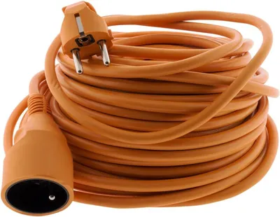Productafbeelding van Zenitech Verlengkabel - Oranje - 25 m