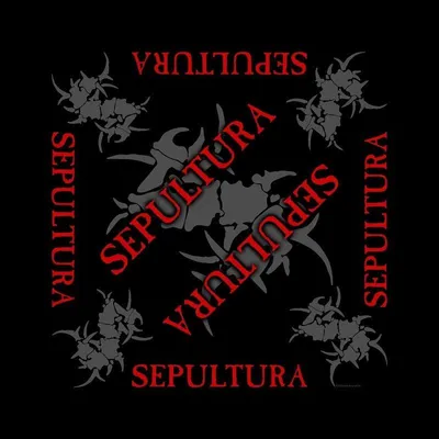 Produktbild von Sepultura Tuch Uni Logo schwarz Standard