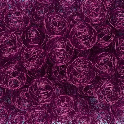 Produktbild von DRAHT-BÄLLE 50mm, 5cm/8 Stück in Klarsichtbox VIOLETT