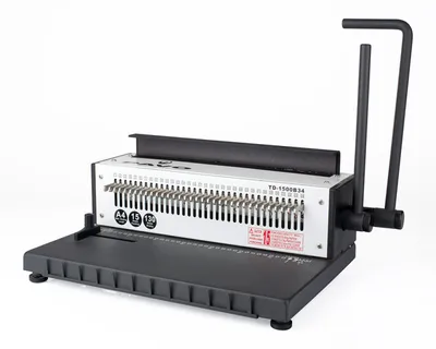 Produktbild von 1x PAVO HD Wire Binder Profi Round Punch Stanz und Drahtbindegerät bis 130 Blatt