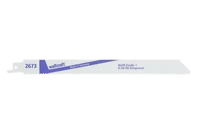 Produktbild von wolfcraft 2 Säbelsägeblätter BIM L=210mm - 2673000