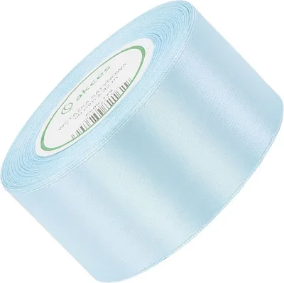 Obrázok produktu pre Saténová stuha, perlovomodrá, 50 mm – 32 m