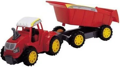 Produktbild von Traktor Farm z przyczepą, czerwony