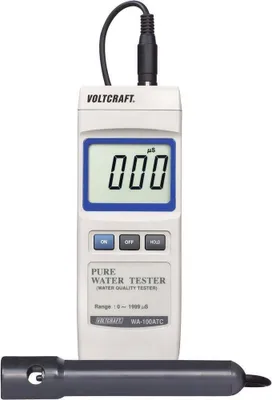 Produktbild von Leitfähigkeits-Messgerät VOLTCRAFT WA-100 ATC 3 % 0 - 1999 µS kalibriert Werksstandard (ohne Zertifikat)