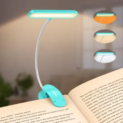 Produktbild von Leselampe mit 19 LEDs, aufladbar über USB-C, 3 Farbtemperaturen, 5 Helligkeitsstufen