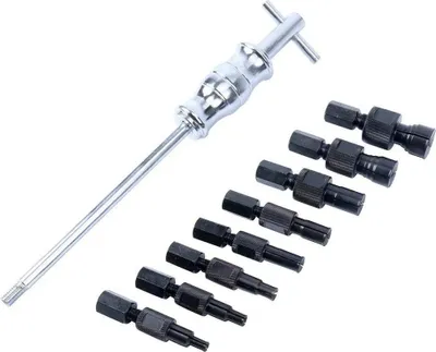 Produktbild von Auto Reparaturwerkzeug - Lagerabzieher Set - 9-teiliges Innenlager Abzieher Set - Blindloch Lagerauszieher - Armaturenlager Demontage
