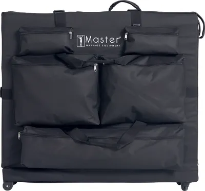 Produktbild von Master Massage Transportkoffer mit Schultergurt & Rädern für 64cm79cm Massageliegen Nylon noch leichterer Transport-Schwarz