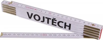 Obrázok produktu pre Levior Skladací meter 2m VOJTĚCH (PROFI, biely, drevo)