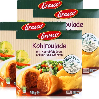 Produktbild von Erasco Kohlroulade 480g Fertigessen (4er Pack)