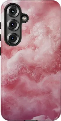 Produktbild von Wolkentraum in Rosa und Weiß – Hülle Kompatibel mit Samsung Galaxy S25