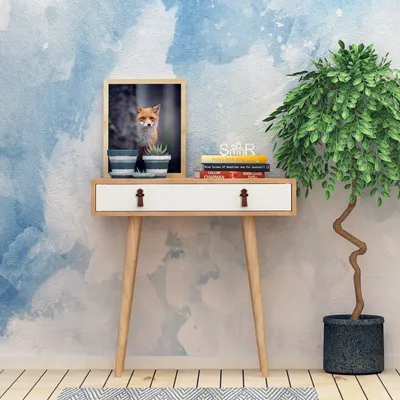 Produktbild von Skye Decor, Dokka- DokkaMDD, Eichenfarbig,,Weiß, Kommoden, 87,6x80x30 cm, 100% Melaminbeschichtete Partikelplatte