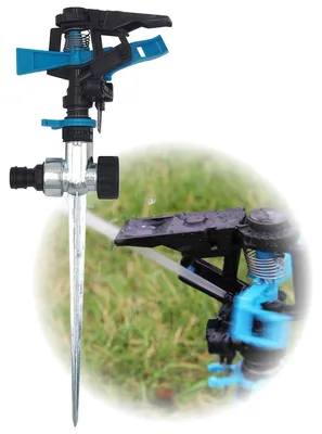 Produktbild von Gartenregner Rasensprenger Gartensprenger - Automatischer Rasensprenger - 360 Grad - 2 bis 7 Meter - ABS