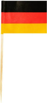 Produktbild von 500x Flaggenpicker Fahnenpicker Deko-Picker Land 'Deutschland'