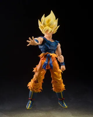 Produktbild von Dragon Ball Z S.H.Figuarts Actionfigur Super Saiyan Son Goku (Fighter of Rage) 14 cm