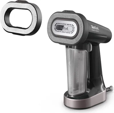Obrázek produktu pro Tefal Pure Force DT8765E0, Ruční parní čistič, 0,18 l, 0,416667 min, Černá, Skořicová barva, Knoflíky, 0,2 h