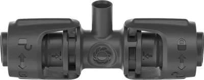 Produktbild von Gardena Micro-Drip-System T-Stück für Sprühdüsen: Verbindung von 13-mm-Rohren und einer Sprühdüse, automatische Pflanzenbewässerung, Quick and Easy Verbindungstechnik, wiederverwendbar (13206-20)