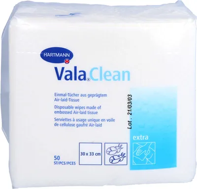 Immagine prodotto di Salviette extra monouso ValaClean, 50 pz