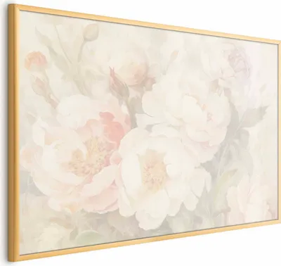 Produktbild von Posterpapier Poster - Peonies in the Mist 30x21 cm Blumen b-H-10040-ao-a
