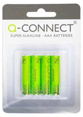 Produktbild von Q-CONNECT KF00488 Batterie 1,5V 4 Stück AAA/micro