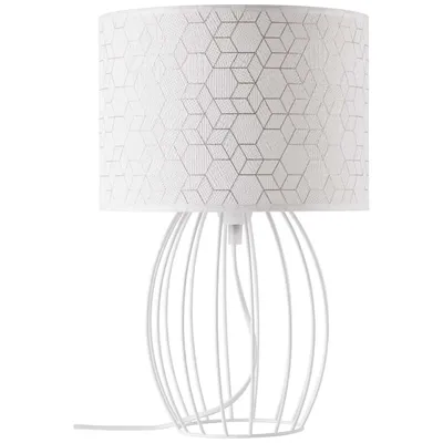 Produktbild von BRILLIANT Tischleuchte Drahtbasis Galance weiß IP20 E27 40 Watt g. f. Normallampe