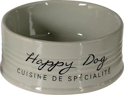 Obrázek produktu pro DUVO+ Keramická miska pro psy HAPPY DOG - šedá 14,5cm 520ml, 65330446
