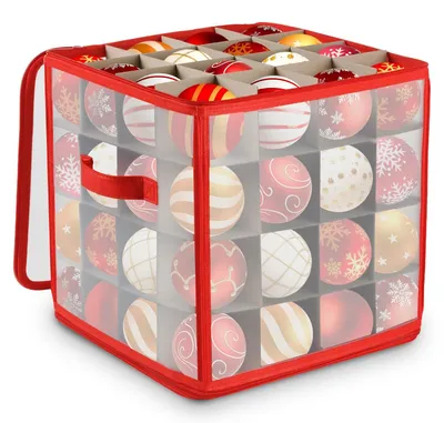 Productafbeelding van Opbergdoos voor 64 Kerstballen
